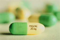 small Prozac pill